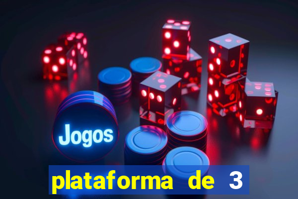 plataforma de 3 reais jogo